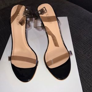 House of CB black heels